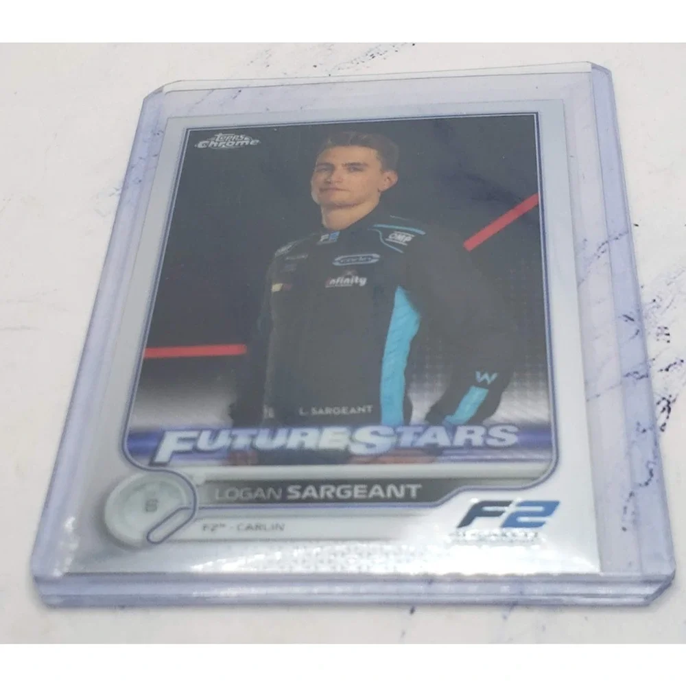 2022 Topps Chrome Formula 1 #82 Logan Sargeant Refractor - Picture 3 of 4